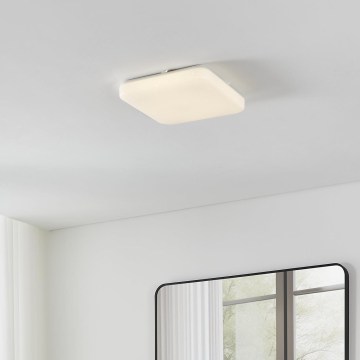 Eglo - LED-plafondlamp voor badkamer LED/18W/230V 3000/4000/6000K 33x33 cm IP44
