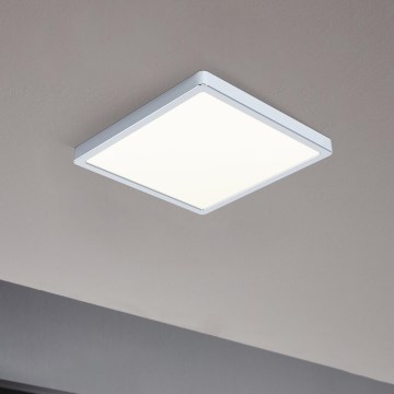 Eglo - LED plafondlamp voor badkamer LED/20W/230V IP44 28,5x28,5 cm