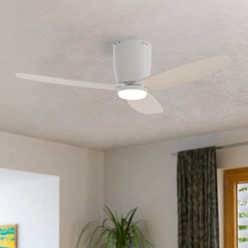 Eglo - LED Plafondventilator LED/15W/230V + afstandsbediening