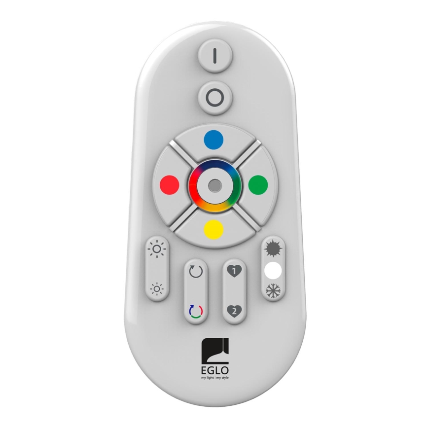 Eglo - LED RGB Dimbaar bevestigd lichtpaneel SALOBRENA-C WOOD LED/30,5W/230V 2700-6500K 64x64 cm donkerbruin + afstandsbediening