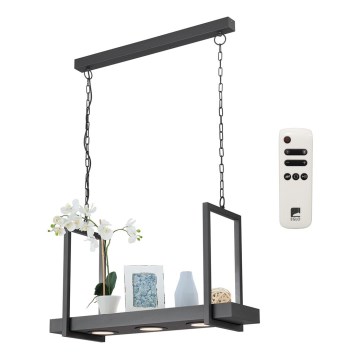 Eglo - LED RGB Hanglamp aan ketting dimbaar 3xLED/6W/230V + afstandsbediening