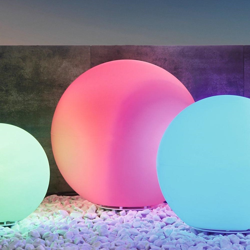 Eglo - LED RGBW Buiten vloerlamp MONTEROLO-C 1xLED/9W/230V IP65 doorsn.600