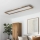 Eglo - LED RGBW Dimbaar Bevestigd/inbouw panel SALOBRENA-C WOOD LED/34W/230V 2700-6500K 34x124 cm bruin + afstandsbediening
