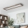 Eglo - LED RGBW Dimbaar Bevestigd/inbouw panel SALOBRENA-C WOOD LED/34W/230V 2700-6500K 34x124 cm donkerbruin + afstandsbediening