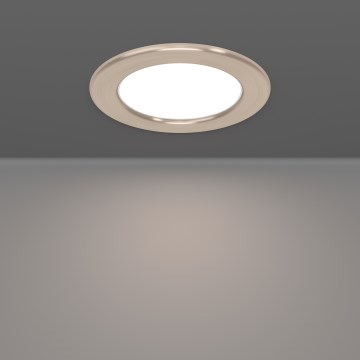 Eglo - LED RGBW Dimbaar inbouwspot voor badkamer LED/5W/230V 2700-6500K Ø 12 cm IP44 mat chroom