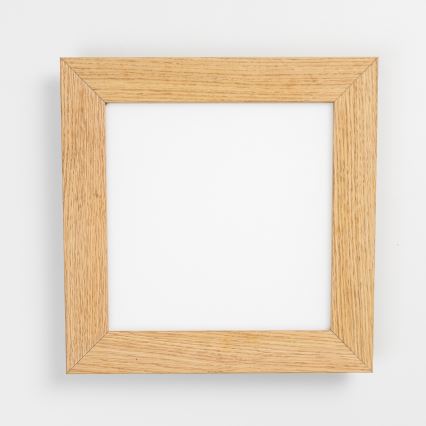 Eglo - LED RGBW dimbaar opbouwpaneel SALOBRENA-C WOOD LED/16W/230V 2700-6500K 34x34 cm bruin + afstandsbediening