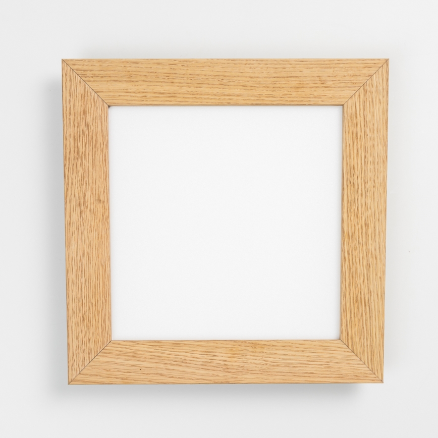 Eglo - LED RGBW dimbaar opbouwpaneel SALOBRENA-C WOOD LED/16W/230V 2700-6500K 34x34 cm bruin + afstandsbediening