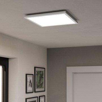 Eglo - LED RGBW Dimbare badkamer plafondlamp LED/17,6W/230V 2700-6500K 39x39 cm IP44 wit ZigBee