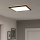 Eglo - LED RGBW Dimbare badkamer plafondlamp LED/17,6W/230V 2700-6500K 39x39 cm IP44 zwart ZigBee