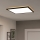 Eglo - LED RGBW Dimbare badkamer plafondlamp LED/17W/230V 2700-6500K 50x50cm IP44 zwart ZigBee