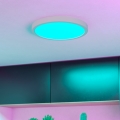 Eglo - LED RGBW dimbare badkamerplafondlamp LED/14,3W/230V 2700-6500K Ø 27,8 cm IP44 wit