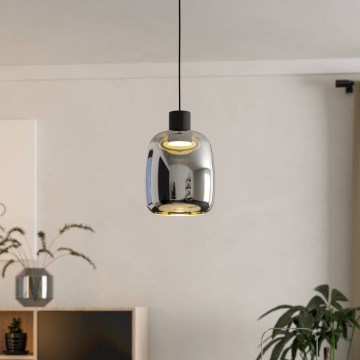 Eglo - LED RGBW Dimbare hanglamp aan een koord LED/3,7W/230V 2700-6500K zwart ZigBee