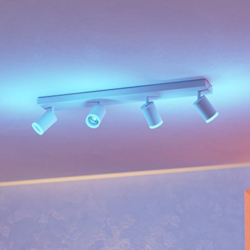 Eglo - LED RGBW dimbare inbouwspot 4xLED/3,7W/230V 2700-6500K wit