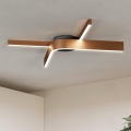 Eglo - LED RGBW dimbare plafondlamp 2xLED/18W/230V 2700-6500K koper/zwart