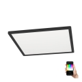 Eglo - LED RGBW Dimbare plafondlamp LED/16,5W/230V zwart ZigBee