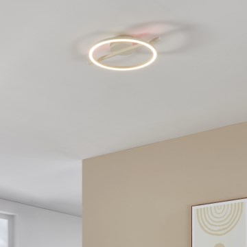 Eglo - LED RGBW Dimbare plafondlamp LED/17W/230V 2700-6500K wit + afstandsbediening