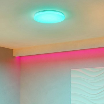 Eglo - LED RGBW dimbare plafondlamp LED/20W/230V Ø 43 cm