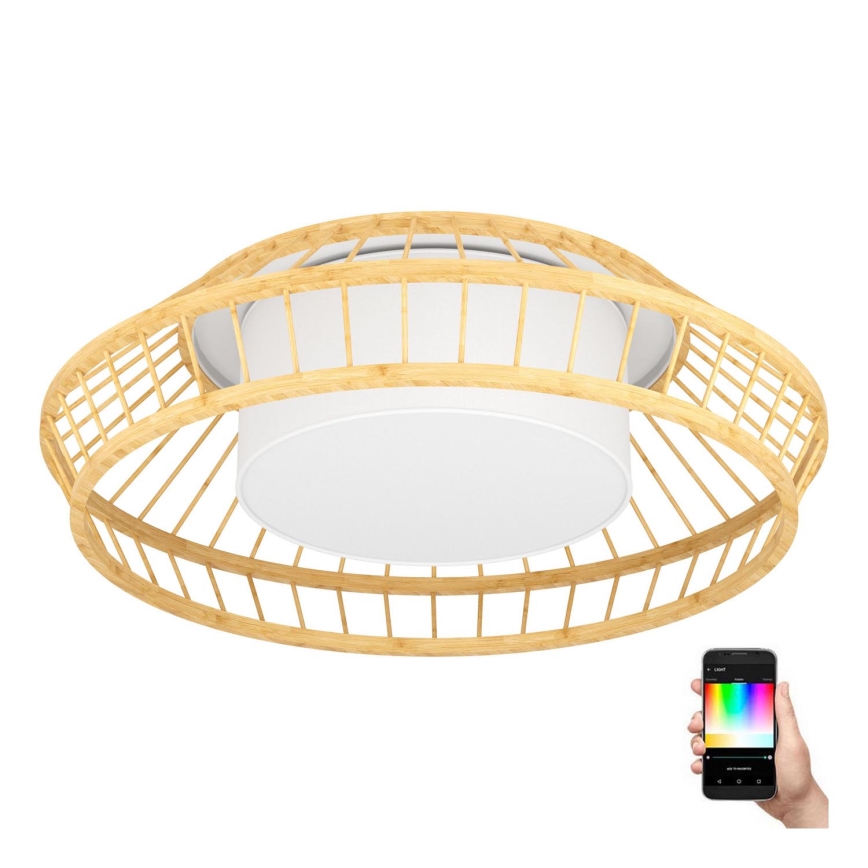 Eglo - LED RGBW Dimbare plafondlamp LED/22W/230V 2700-6500K