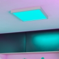 Eglo - LED RGBW dimbare plafondlamp voor badkamer LED/13,5W/230V 2700-6500K 29,5x29,5 cm IP44 wit