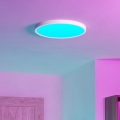 Eglo - LED RGBW dimbare plafondlamp voor badkamer LED/17,5W/230V 2700-6500K Ø 38,9 cm IP44 wit