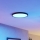 Eglo - LED RGBW dimbare plafondlamp voor badkamer LED/17,5W/230V 2700-6500K Ø 38,9 cm IP44 zwart