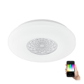 Eglo - LED RGBW Dimbare wand- en plafondlamp CAPASSO-C LED/17W/230V