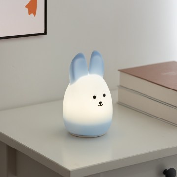 Eglo - LED RGBW oplaadbare aanraaknachtlamp voor kinderen LED/5W/5V 1200 mAh konijntje