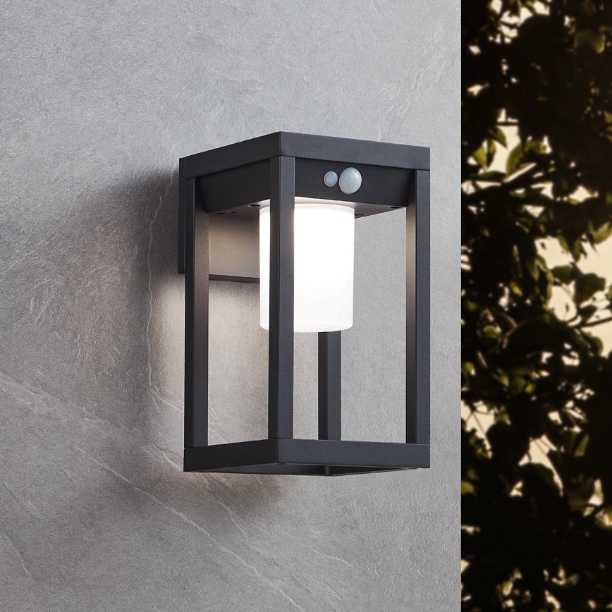 Eglo - LED Solar wandlamp met sensor LED/3,7W/3,7V 2000 mAh IP44