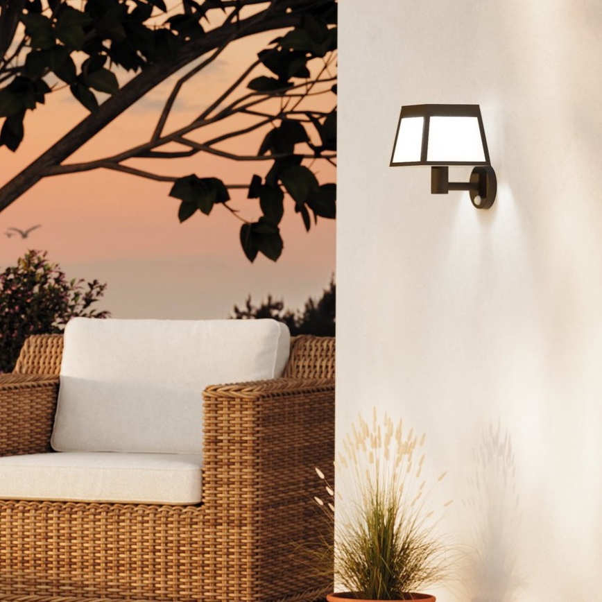 Eglo - LED Solar wandlamp met sensor LED/7,5W/3,7V 2200 mAh IP44