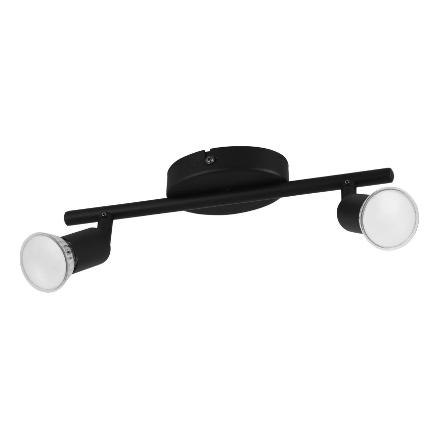 Eglo - LED Spot 2xGU10/2,8W/230V 3000K zwart