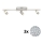 Eglo - LED spot MY CHOICE 3xE14/40W/230V mat chroom