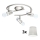 Eglo - LED spot MY CHOICE 3xE14/4W/230V  mat chroom/crème