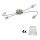 Eglo - LED spot MY CHOICE 4xE14/4W/230V mat chroom/crème