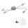 Eglo - LED spot MY CHOICE 4xE14/4W/230V mat chroom/wit