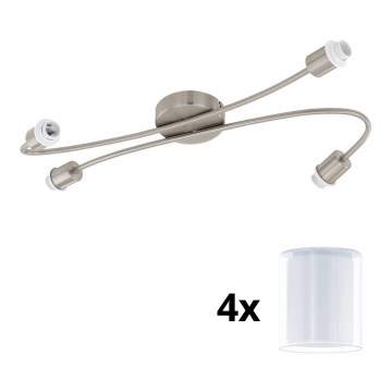 Eglo - LED spot MY CHOICE 4xE14/4W/230V mat chroom/wit