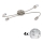 Eglo - LED spot MY CHOICE 4xE14/4W/230V mat chroom/wit/zwart