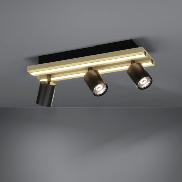 Eglo - LED-spotarmatuur 3xLED/2,2W/230V + 2xLED/1,2W + 2xLED/2W beige/zwart