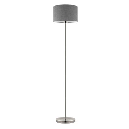 Eglo - LED  Staande Lamp TUNJA 1xE27/60W/230V mat chroom/grijs