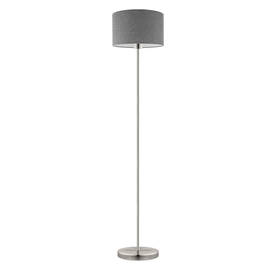 Eglo - LED  Staande Lamp TUNJA 1xE27/60W/230V mat chroom/grijs