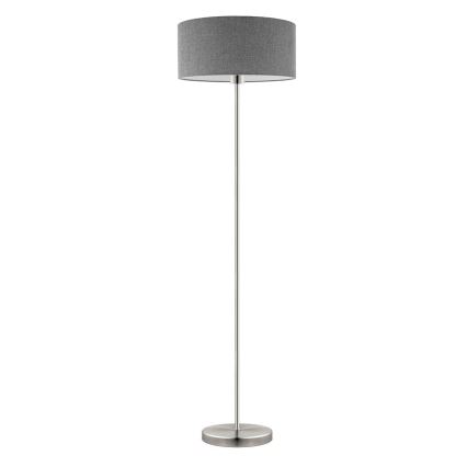 Eglo - LED  Staande Lamp TUNJA 1xE27/60W/230V mat chroom/grijs