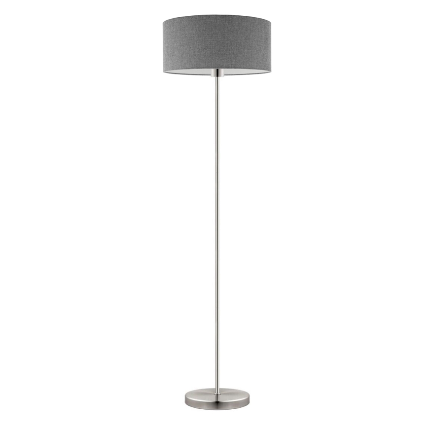 Eglo - LED  Staande Lamp TUNJA 1xE27/60W/230V mat chroom/grijs