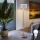 Eglo - LED  Staande Lamp TUNJA 1xE27/60W/230V mat chroom/wit