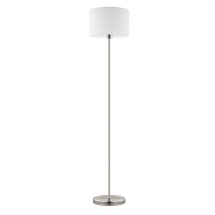 Eglo - LED  Staande Lamp TUNJA 1xE27/60W/230V mat chroom/wit