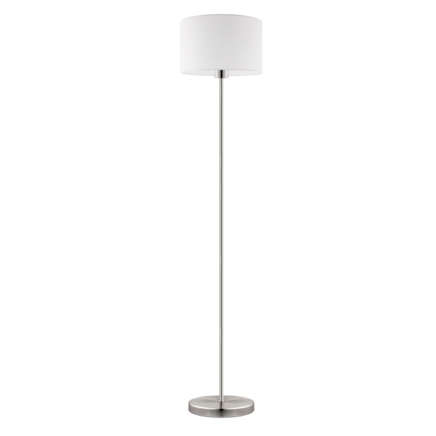 Eglo - LED  Staande Lamp TUNJA 1xE27/60W/230V mat chroom/wit