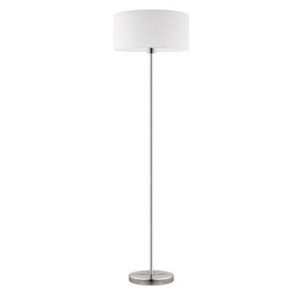 Eglo - LED  Staande Lamp TUNJA 1xE27/60W/230V mat chroom/wit