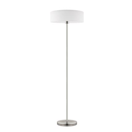 Eglo - LED  Staande Lamp TUNJA 1xE27/60W/230V mat chroom/wit
