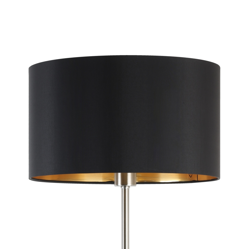 Eglo - LED  Staande Lamp TUNJA 1xE27/60W/230V mat chroom/zwart