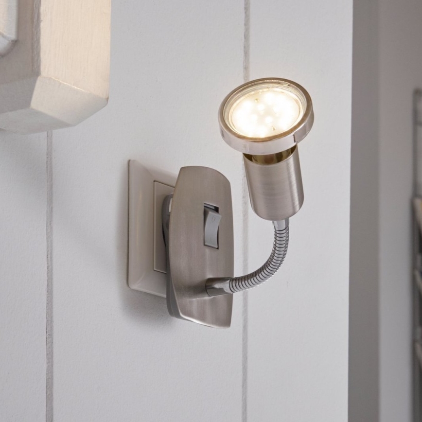 Eglo - LED Stopcontact lamp 4 1xGU10-LED/3W/230V