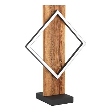 Eglo - LED-tafellamp LED/13W/230V zwart/bruin