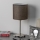Eglo - LED Tafellamp TUNJA 1xE27/60W/230V 26,5 cm mat chroom/bruin